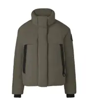 Zippered down jacket S,XS sage