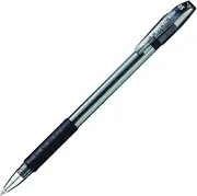 Pentel Feel-It! Capped Ballpoint Pen 0.5mm Fine Nib Black Ink, Box of 12 Pens (BX485-A)