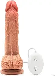 9 Inch Thrusting Machine with Strong Suction Cup Adult Toys for Women with 9 Different Speeds Couples Rechargeable Wireless Remote Control Back Foot Neck Leg