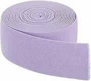 uxcell Elastic Bands for Sewing 5cm x 4.6m Lavender Purple Knit Elastic Spool High Elasticity for Wigs, Waistband, Pants, Craft DIY Projects