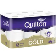 Quilton Gold Toilet Paper 12 pack