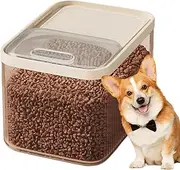 Pet Food Storage Containers | Airtight Puppy Food Container,With Measuring Cup, Damp-Proof, Organizer Solution For Snacks White Sugar Brown Sugar Beans