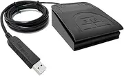 Multifunctional Cus ized Foot Pedal USB Foot Switch MIDI Cotroller Action Pedal for Image Acquisition Music Game Control Black One Size