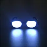 LED發光眼鏡 LED發光眼鏡柯南同款沙雕動漫抖音拍照搞笑夜燈道具騎行裝備眼鏡