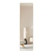 Yezi Full Length Mirror 150cm Door Wall Mounted Hanging Mirror Golden Frame