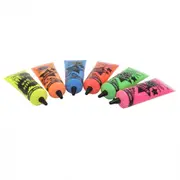 6 x 50ml Memorise Glow In The Dark Screen Printing Inks