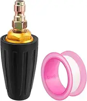 Wolfride 1/4" Quick-Connect Pressure Washer Nozzle, Rotating Lotus Turbo Spray Tip, 3600 PSI High Pressure Cleaning Tool for Driveway Concrete Vehicle Home Use