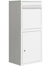 [Furb] Groverdi Lockable Storage Package Mail Box in White