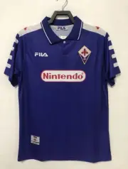 Fila Fiorentina 1998-1999 Retro Vintage Purple Nintendo Jersey Size BNWT