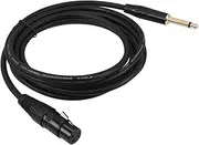 Veemoon XLR Female to Jack Adapter Microphone Converter Wire for Professional Audio Equipment Versatile Use Live Events and Home Audio Setups Durable and Reliable Performance