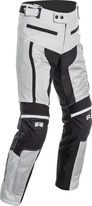 Richa Airvent Evo 2 waterproof Ladies Motorcycle Textile Pants, black-grey, Size XS for Women Black Grey