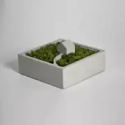 Creative Micro Landscape Flowerpot Mould Square Concrete Planter Silicone Mold