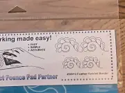 NIP Full Line Stencil 30612 Festher Swirled Border Quilts Embroidery App Paint