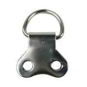 25 Pcs Picture Frame Hook with Screws Double Hole Hanger Hooks Hanging Hardware