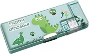 Cute Pop Up Pencil Case with Double Layers Multifunctional Pencil Box for Multifunction Organizer Stationery Pen Pouche (Dinosaur)