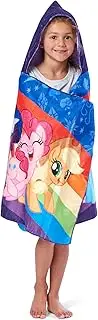 Northwest My Little Pony Wrapped in Rainbows Hooded Youth Beach Towel, 21" x 51"