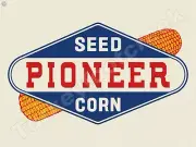 Pioneer Seed Corn 9" x 12" Metal Sign