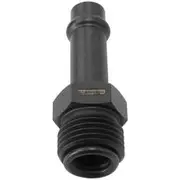 Aeroflow Holley Carb Inlet Fittings 5/8Inverted to 3/8" Barb Straight - AF714-31BLK