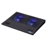 Rivacase Laptop Cooling Pad - Black- With Silent Cooling Fan - Support up to 17.3" Laptops Notebook [5557]