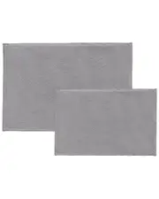 Bibb Home 2pc Plush Bath Mat Set