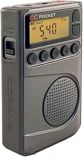 C. Crane Pocket Am Fm and NOAA Weather Radio with Clock and Sleep Timer