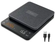 Coffee Scale with Timer, 0.1g High Precision Kitchen Scale, Pour Over Coffee