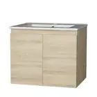 Vanity Unit 600mm with Basin Oak Cefito