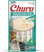 INABA Churu Chicken with Crab Flavor Recipe, 56 Grams