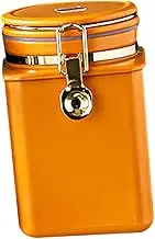 UTHCLO Sealed Coffee Bean Storage Jar Multi Functional Container for Coffee Beans Snacks More Capacity with Moisture Protection and Creative Design