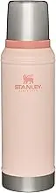 Stanley Classic Vacuum Insulated Wide Mouth Bottle - Limestone - BPA-Free 18/8 Stainless Steel Thermos for Cold & Hot Beverages - 1.0 QT-New