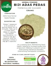 50-500 gr POWDER FOENICULUM VULGARE SEEDS ADAS PEDAS PURE ORGANIC NATURAL HERBAL