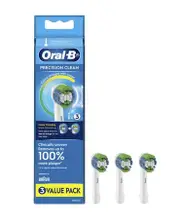 Precision Clean Electric Toothbrush Replacement Brush Head Refills 3 Pack