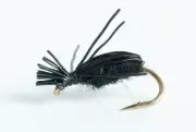 Beetle Black Dry Fly, 6-Pack