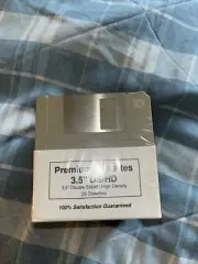 Unbranded 3.5 Inch 1.44 MB Diskettes - Floppy Disk - 25 Ct - New In Package—P
