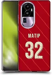Head Case Designs Officially Licensed Liverpool Football Club Jol Matip 2021/22 Players Home Kit Group 2 Soft Gel Case Compatible with Oppo Reno10 Pro+