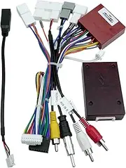 16pin Car Stereo Radio Power Retrofit Harness Wiring Cable Adapter Fit for Mazda 6 Atenza CX-5 2012-2016 Support Factory Bose Amplifier Steering Wheel Control OEM Rearview Camera USB Adapter
