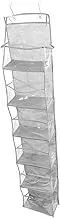 HOOTNEE Over the Door Organizer Punch Hanging Storage Bag with Clear Pockets Versatile Design for Shoes Boots More Non Woven Fabrics for Bedroom Closet Organization