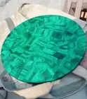 Green Malachite Dining Table – Elegant Natural Stone Accent Dining Table for art