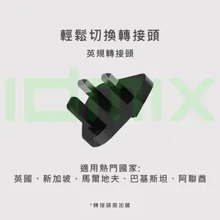 IDMIX EU/AU/UK STANDARD ADAPTER (CH05-A) 三合一 萬用轉接頭