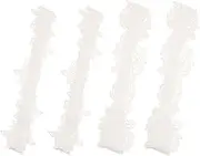 [WATIIFUFU] Lace Floral Garters Leg Belt Set for Wedding Elastic Bridal Leg Belts Unique Bridal Accessory White