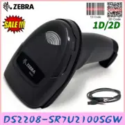 Zebra DS2208-SR7U2100SGW 1D/2D USB Handheld Imager Barcode Scanner WIthout Stand
