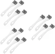 3sets Kitchen Cleaning Brush Multi Functional Stove and Grill Brush for Cleaning of Gaps Corners and Barbecue Grills Soft Bristles for Stubborn Stains for Kitchen Use 4pcs*3