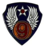 Pack of 6 WWII U.S. Army 9th Air Force Motorcycle Hat Cap Lapel Pin M-143