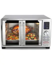 MegaChef 25qt Digital Electric French Door Counter Top Oven