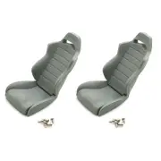 2 Seats Rubber Scale Gray For Axial Wraith 90018 RC Rock Crawler Truck Car F