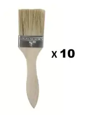 10 ea 2" Thin Handle Paint Brushes