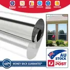 50CM x 200CM Silver Glass Tint One Way Mirror Film for Home Windows