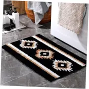 Western Bathroom Rugs Boho Aztec Bath Mat Non Slip Native Tribal Rustic