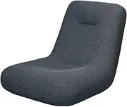 Floor Chair with Back Support,Folding Gaming Sofa Comfy Reading Chair,5 Adjustable Position,for Living Room Apartment(Blue)