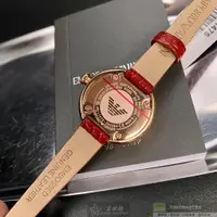 在飛比找ETMall東森購物網優惠-ARMANI手錶, 女錶 26mm 玫瑰金圓形精鋼錶殼 貝母